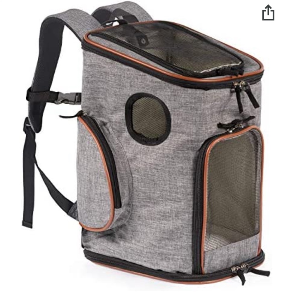 Pet carrier backpack